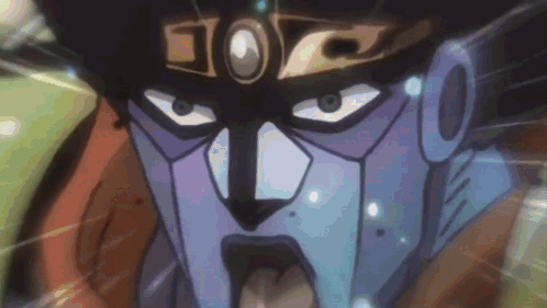 Jotaro Kujo Vs Dio Brando Star Platinum Vs The World GIF