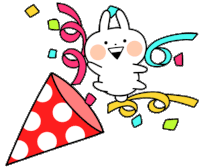 Joy Bunny Sticker