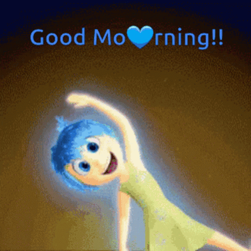 Joy Good Morning GIF