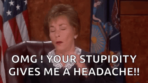 Judge Judy Facepalm GIF. This 498 x 280 animated GIF is part of our stupid is as stupid does collection. Related themes include facepalm, oh my god. Created…