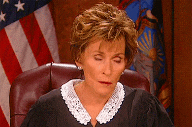 Judge Judy Frustrated GIF