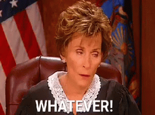 Judge Judy GIF. This 306 x 228 animated GIF is part of our roll eyes emoji collection. Related themes include whatever. Created by yoloswag1234. View the…