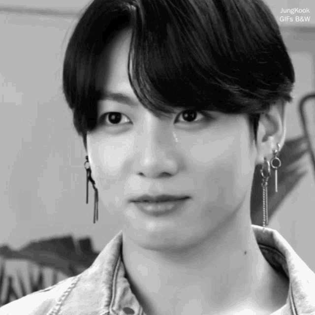 Jungkook Cry Jungkook Black And White GIF