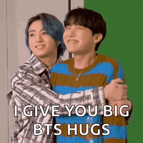 Jungkook Hug Hoseok Hug GIF