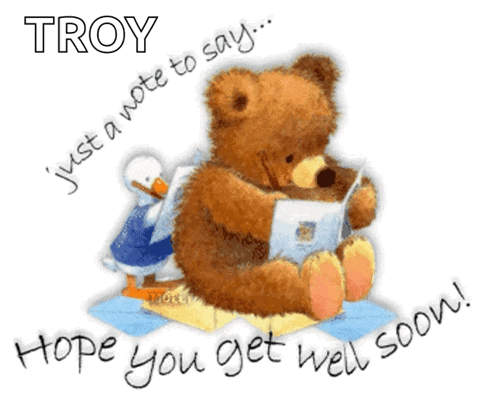 Just A Note To Say Get Well Soon GIF