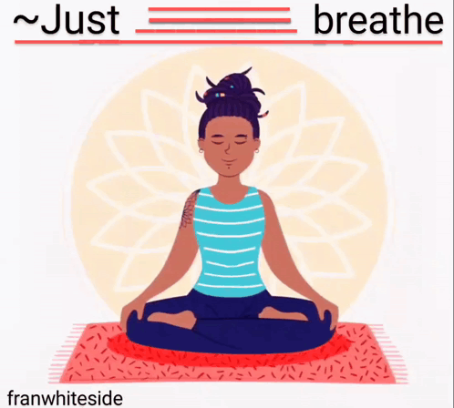 Just Breathe Meditation GIF