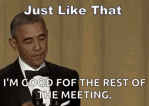 Just Like That President GIF