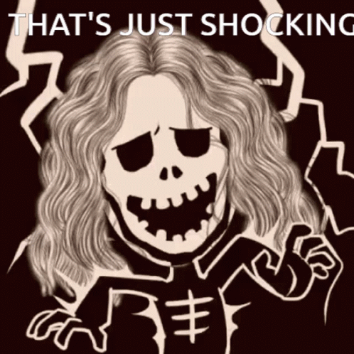 Just Shocking Skeleton GIF
