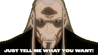 Just Tell Me What You Want Azulon Sticker