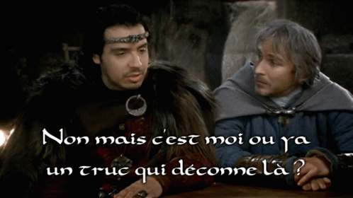 Kaamelott Arthur GIF. This 498 x 280 animated GIF is part of our fuyez pauvres fous collection. Created by northernsycthe. View the original animation…