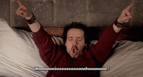 Kaamelott Woooohooo GIF. This 498 x 267 animated GIF is part of our super content collection. Related themes include happy, happy dance. Created by dagonet…