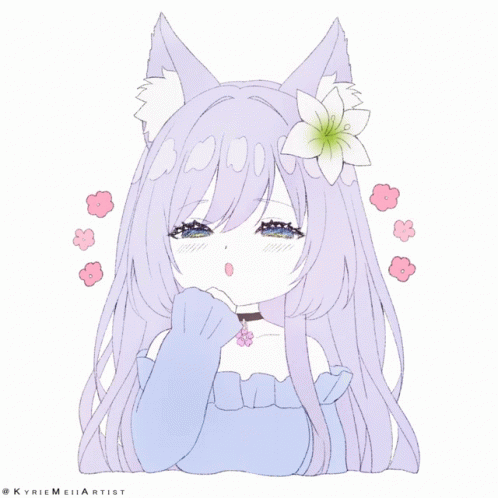 Kaioura Cute V Tuber GIF