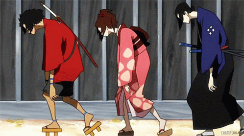 Kaitoma Walk GIF. This 498 x 278 animated GIF is part of our mugen samurai champloo collection. Created by Kaishou_mugen. View the original animation, share…