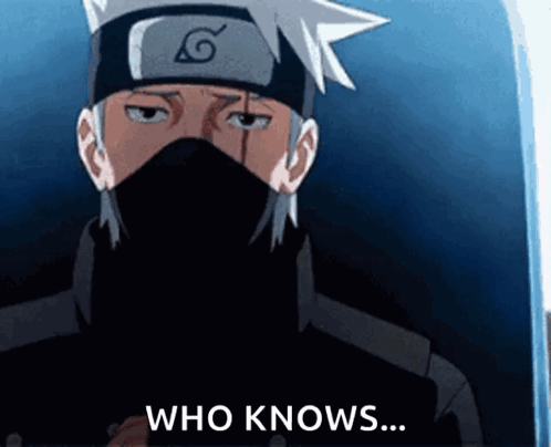 Kakashi Hatake Bored GIF