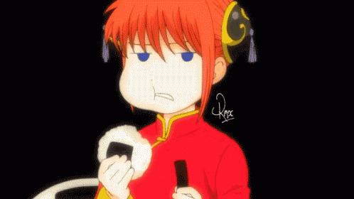 Kakura Anime Girl Eating GIF