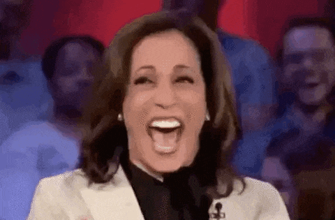 Kamala Harris Laugh GIF
