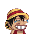 Kameto Rire Monkey D Luffy Sticker
