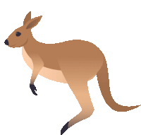 Kangaroo Nature Sticker
