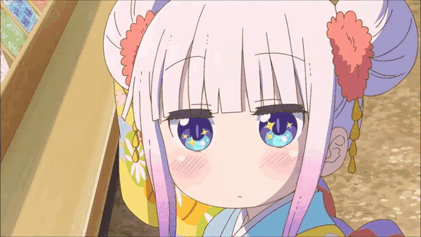 Kanna Eye Twinkle Amazed GIF