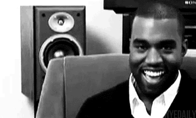 Kanye West Laugh GIF