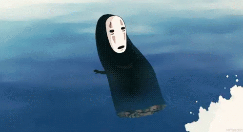 Kaonashi Water GIF