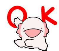 Karameru Axolotl Sticker