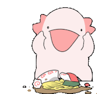 Karameru Axolotl Sticker