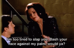 Karen Walker GIF