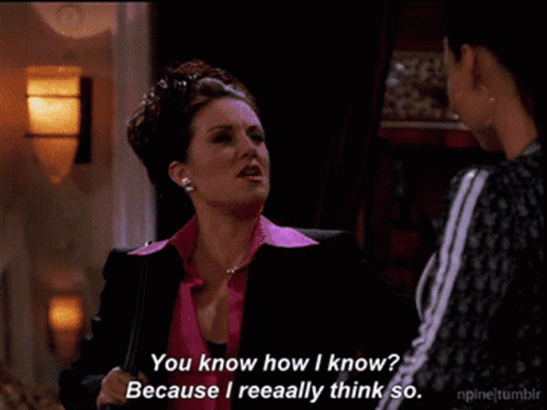 Karen Walker GIF