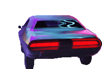 Karishma Seth Synthwave Sticker