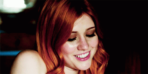 Katherine Mc Namara Smirking GIF