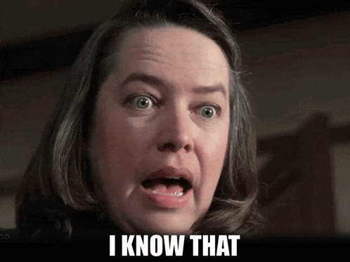 Kathy Bates Misery GIF