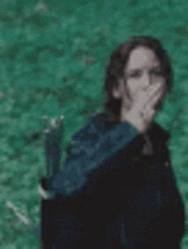 Katniss Everdeen Im Out GIF. This 376 x 498 animated GIF is part of our hunger games salute collection. Related themes include blow kiss, im out. Created by…