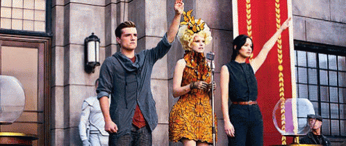 Katniss Everdeen Peeta Mellark GIF. This 498 x 211 animated GIF is part of our hunger games salute collection. Related themes include salute. View the…