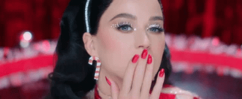 Katy Perry Cozy Little Christmas GIF. This 498 x 205 animated GIF is part of our katy perry whipped cream collection. Related themes include blow kiss…