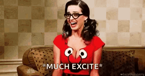 Katy Perry Excited GIF