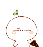Kawai Budding Pop Sticker