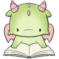 Kawaii Dragon Sticker