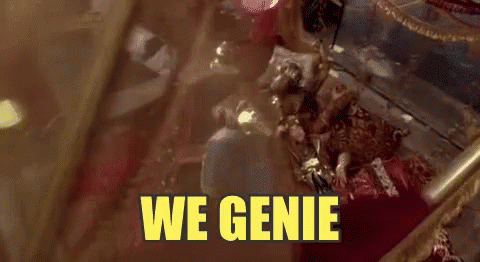 Kazaam GIF. This 480 x 262 animated GIF is part of our kazaam collection. View the original animation, share it, or browse related GIFs.