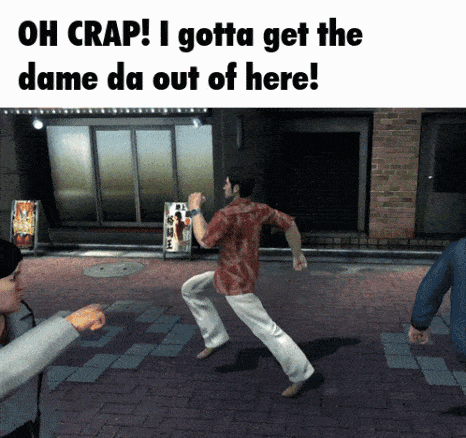 Kazuma Kiryu Yakuza GIF