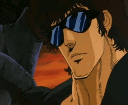 Kenshiro Deal With It Glasses Kenshiro Sunglasses Shades GIF