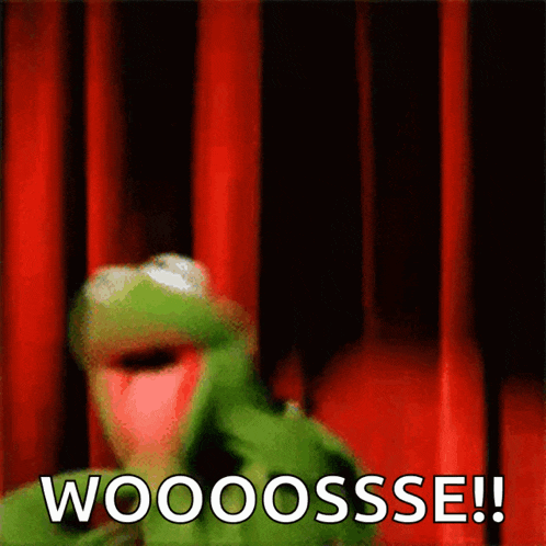 Kermit Panicking GIF