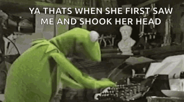 Kermit Replying GIF