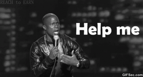 Kevin Hart Help Me GIF