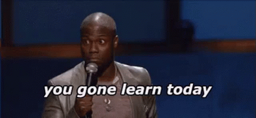 Kevin Hart You Gone Learn Today GIF. This 498 x 231 animated GIF is part of our kevin hart nigga collection. Created by MeganTygielski. View the original…