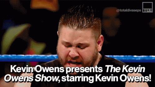 Kevin Owens GIF. This 498 x 280 animated GIF is part of our kevin owens collection. Created by totaldivaseps. View the original animation, share it, or…