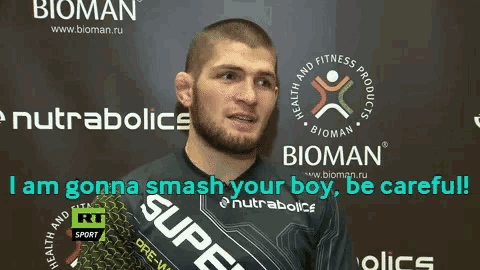 Khabib Smash GIF