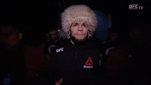 Khabib Walkout GIF