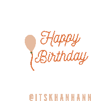 Khanhan Birthday Sticker