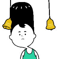 Kid M Bobbing His Head Left To Right Sticker